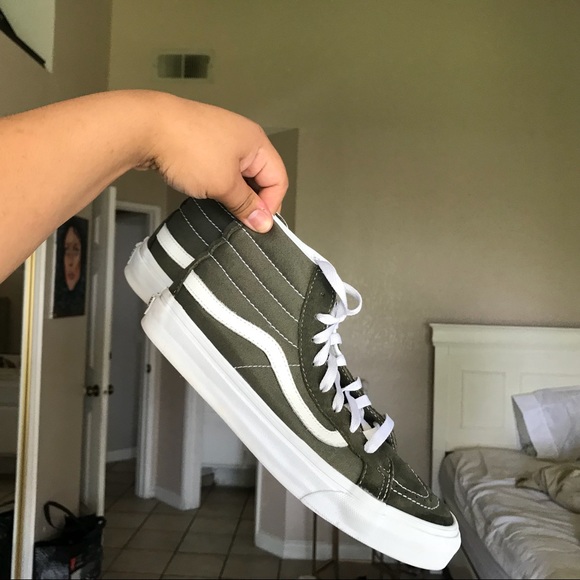 Vans Shoes - OLIVE GREEN SK8 HI’s